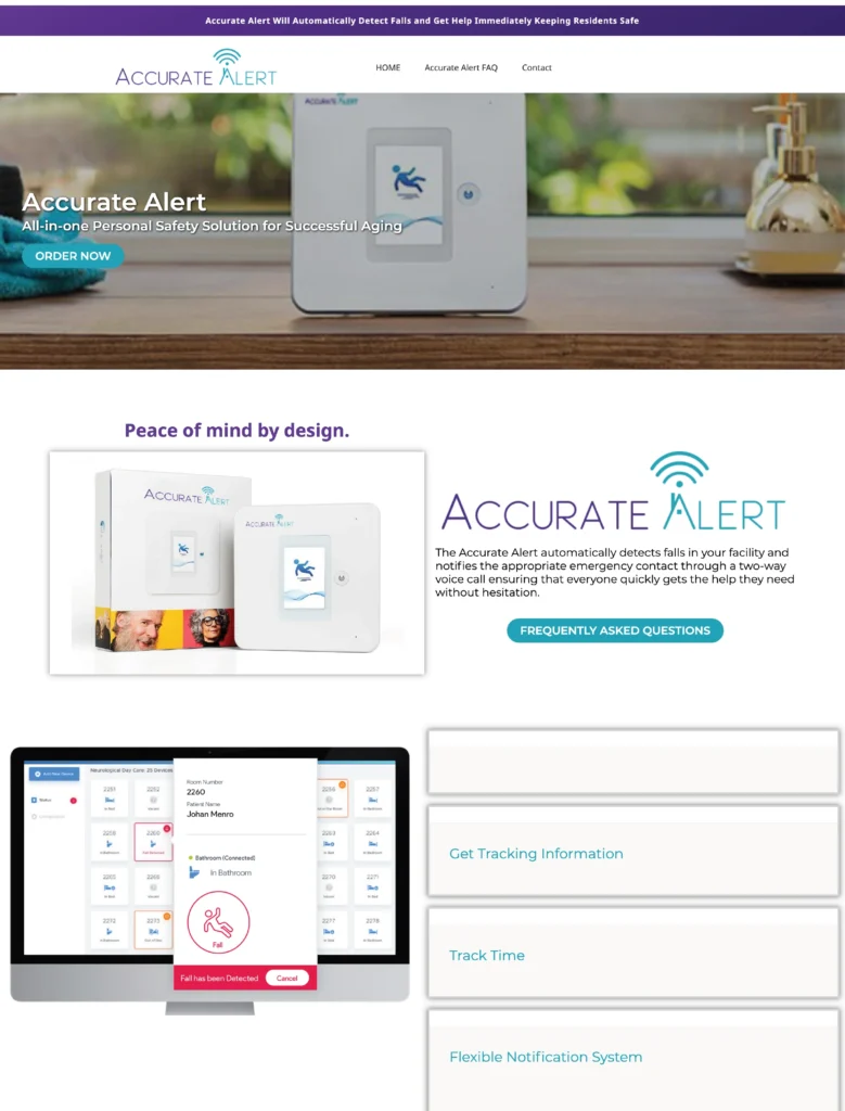 Accurate Alert WordPress website